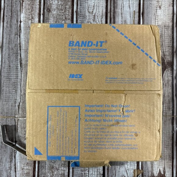 (100ft Box) BAND-IT C20599 Stainless Steel Banding Strapping Clamp 5/8" - Picture 2 of 2